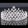 Coronas de cristal de la corona de la tiara del Rhinestone de la corona de la boda